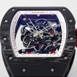 Đồng Hồ Richard Mille RM055 Red-White 42mm Ceramic Replica 1:1 – Top Quality Version