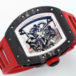 Đồng Hồ Richard Mille RM055 Red-White 42mm Ceramic Replica 1:1 – Top Quality Version