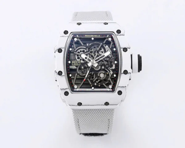 RICHARD MILLE RM35-01 Rafa White Cacbon NTPT 44mm Replica 1:1 – Top Quality