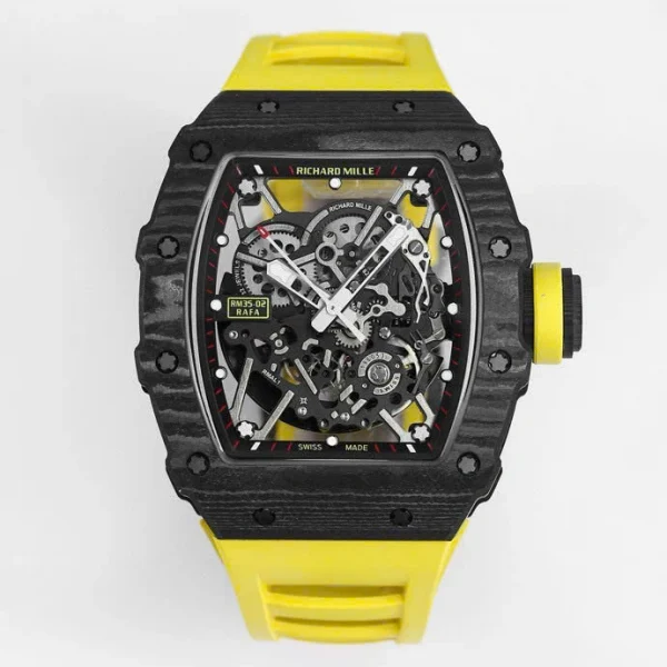 Richard Mille RM35-02 Rafael Nadal Yellow 44mm Replica 1:1 – Top Quality Version