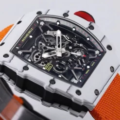 Richard Mille RM35-01 Rafa Cacbon NTPT Orange Strap 42mm Replica 1:1 – Top Quality Version