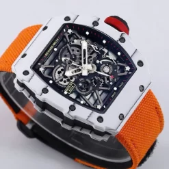 Richard Mille RM35-01 Rafa Cacbon NTPT Orange Strap 42mm Replica 1:1 – Top Quality Version