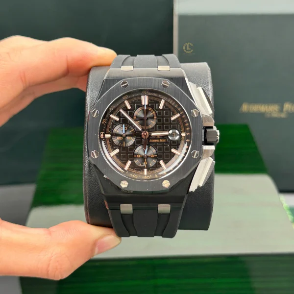 Audemars Piguet Royal Oak Offshore 44mm Black Dial Ceramic Replica 1:1 – Top Quality Version