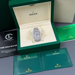 Rolex Datejust 41mm Insex Ruby Full Moissanite Replica 1:1 – Top Quality Version