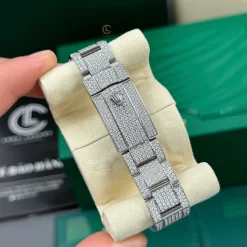 Rolex Datejust 41mm Insex Ruby Full Moissanite Replica 1:1 – Top Quality Version