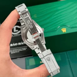 Rolex Datejust 41mm Insex Ruby Full Moissanite Replica 1:1 – Top Quality Version