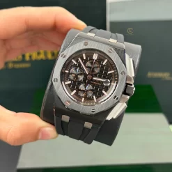 Audemars Piguet Royal Oak Offshore 44mm Black Dial Ceramic Replica 1:1 – Top Quality Version
