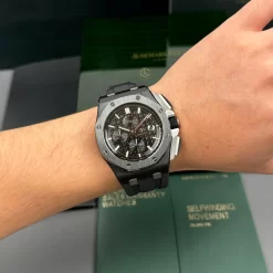 Audemars Piguet Royal Oak Offshore 44mm Black Dial Ceramic Replica 1:1 – Top Quality Version