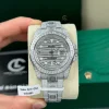 Rolex GMT – Master II 40mm Full Moissanite HongKong Replica 1:1 – Top Quality Version