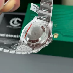 Rolex GMT – Master II 40mm Full Moissanite HongKong Replica 1:1 – Top Quality Version