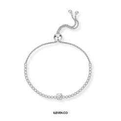 Tennis Bracelet White Deep IL6607 - Bespoke Silver