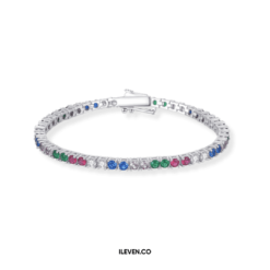 Tennis Bracelet RainbowS IL6551 - Bespoke Silver