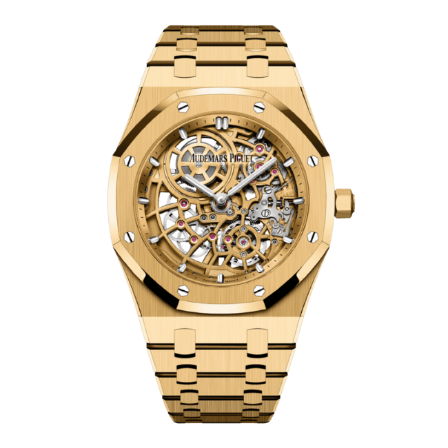 Audemars Piguet Royal Oak Jumbo Extra-thin Openworked 16204BA.OO.1240BA.01 39mm-Top Quality Version
