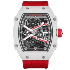 Richard Mille RM67-02 Italy White Carbon TPT Italy Custom Modify – Handcrafted Version