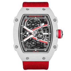 Richard Mille RM67-02 Italy White Carbon TPT Italy Custom Modify – Handcrafted Version